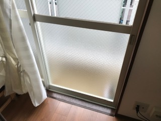 柏市　松ヶ崎　ガラス修理後